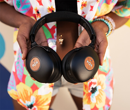 House-of-Marley »Positive Vibration XL ANC« Over-Ear-Kopfhörer, schwarz  online bestellen bei Tchibo 623704