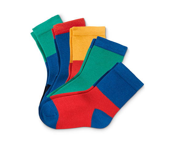5 Paar Socken, mehrfarbiges Colorblocking-Design online bestellen bei Tchibo  613818