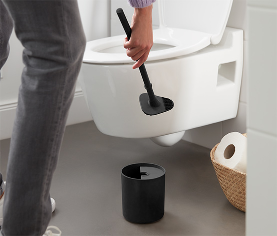 Silikon-WC-Bürste, schwarz online bestellen bei Tchibo 622490