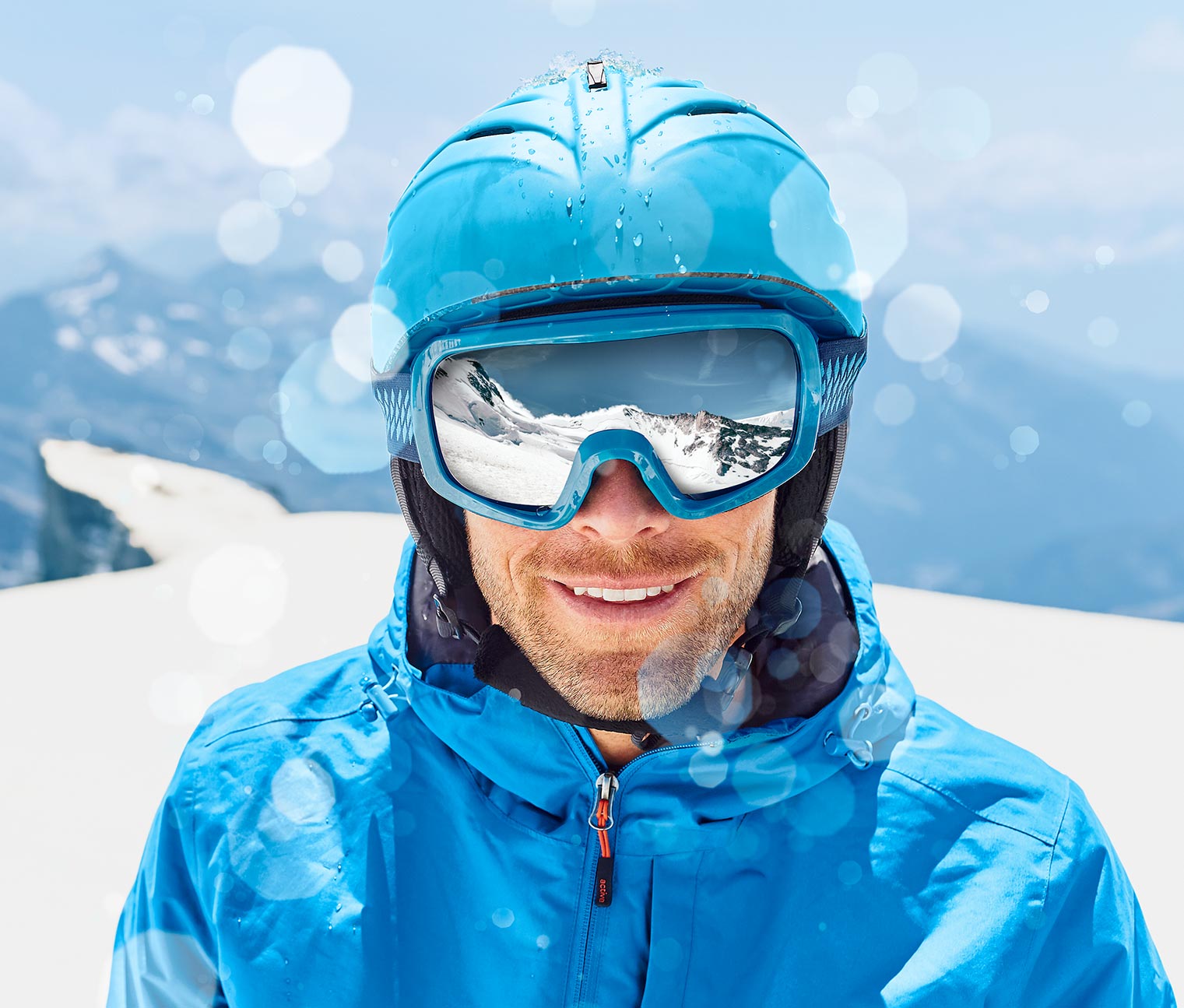 Ski- und Snowboardhelm, blau online bestellen bei Tchibo 321451